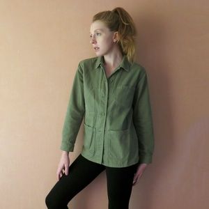 Topshop Distressed Cargo Military Jacket
